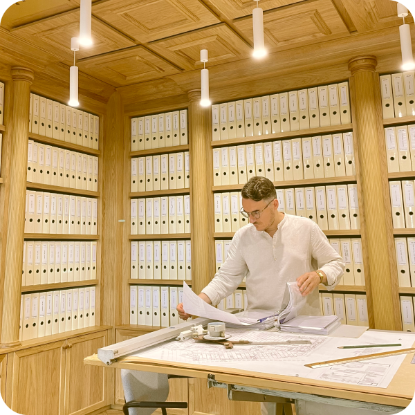 segregatory z projektami gotowymi do budowy w siedzibie Copernic